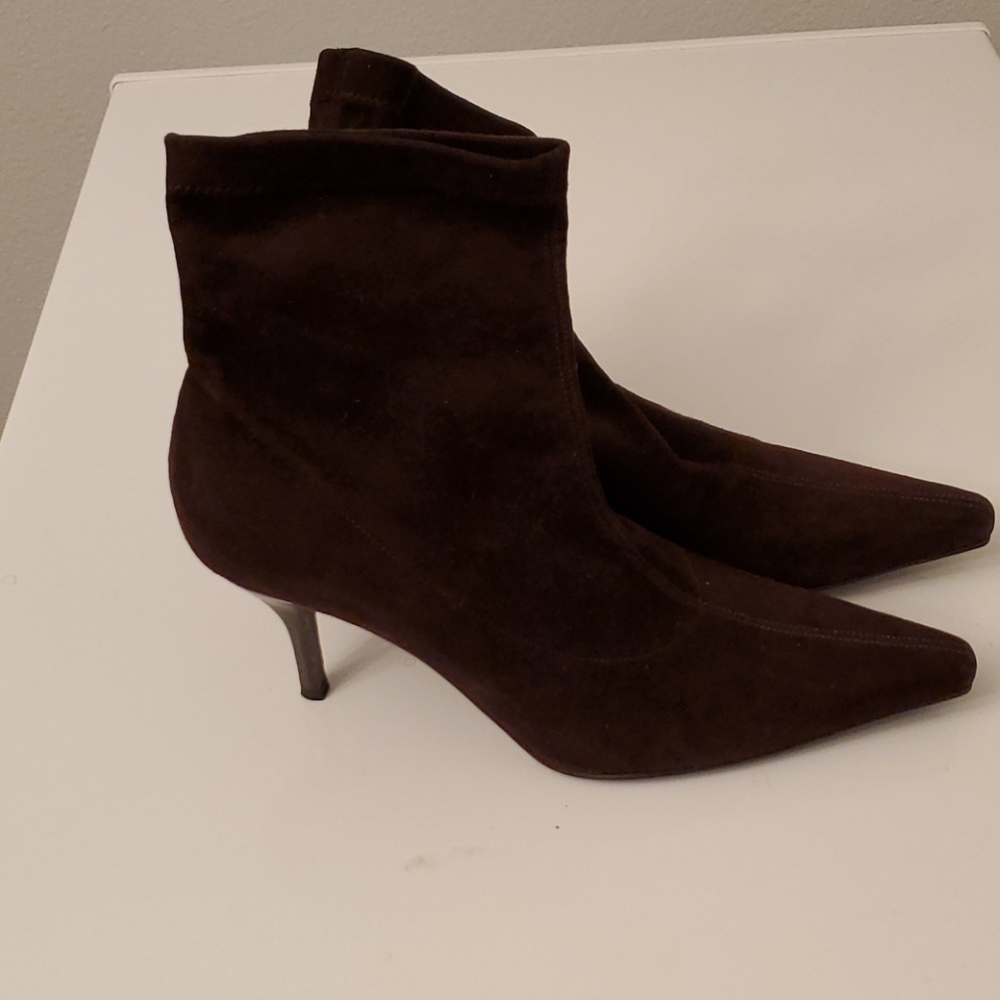 Ankle boots chocolate